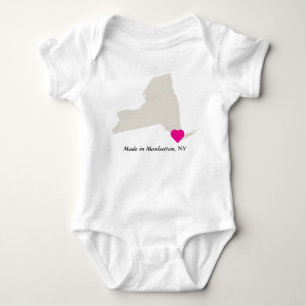 Aangepast gemaakt in Manhattan, New York State Lov Romper