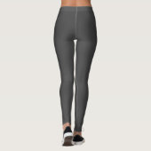 Aangepast gemaakt, stijlvol ontwerp, donkergrijs leggings (Achterkant)