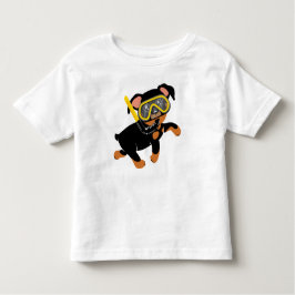 Aangepast gemaakt voor Baby Ryan Swimming Min Pin Kinder Shirts