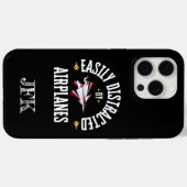 Aangepast, gemakkelijk afgeleid door vliegtuigen,  Case-Mate iPhone case (Achterkant (horizontaal))