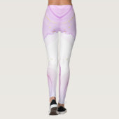 Aangepast gemerkte Vette Gemengde Prints Gouden Ac Leggings (Achterkant)