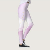 Aangepast gemerkte Vette Gemengde Prints Gouden Ac Leggings (Rechts)