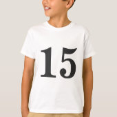 Aangepast genummerd T-shirt | Overeenkomende Shirt (Voorkant)