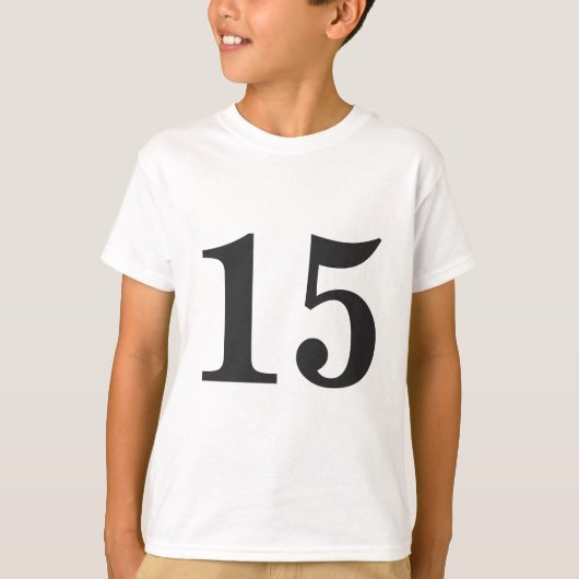 Aangepast genummerd T-shirt | Overeenkomende Shirt (Voorkant)