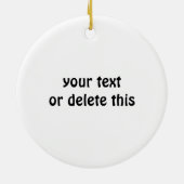 Aangepast geocaching Puzzle Cacher Keramisch Ornament (Achterkant)