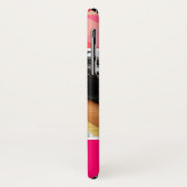 Aangepast geometrisch patroon voor foto- en naamdr Case-Mate iPhone case (Achterkant/links)