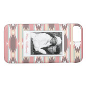 Aangepast Geometrische Aztec Patroon 2 Case-Mate iPhone Case (Achterkant (Horizontaal))