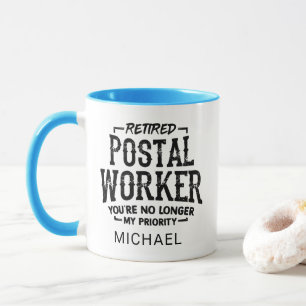 Aangepast Gepensioneerd Postbode Pensioen Postbezo Mok
