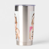 Aangepast gepersonaliseerd (2 zijkanten) geïsoleerde drinkbeker (Links)