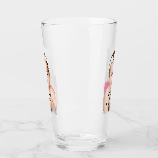 Aangepast gepersonaliseerd (2 zijkanten) glas (Links)