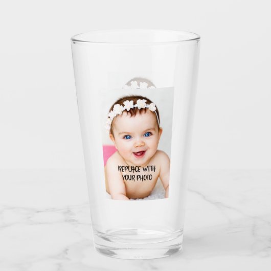 Aangepast gepersonaliseerd (2 zijkanten) glas (Voorkant)