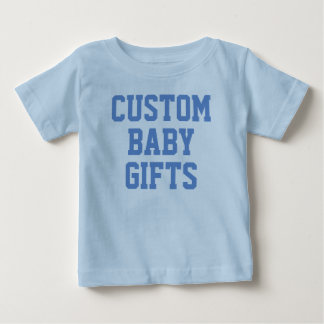 Aangepast gepersonaliseerd blauw Baby & peuter T-s