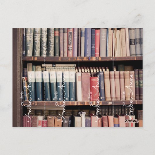aangepast gepersonaliseerd ex bladwijzer biblies s briefkaart (Achterkant)