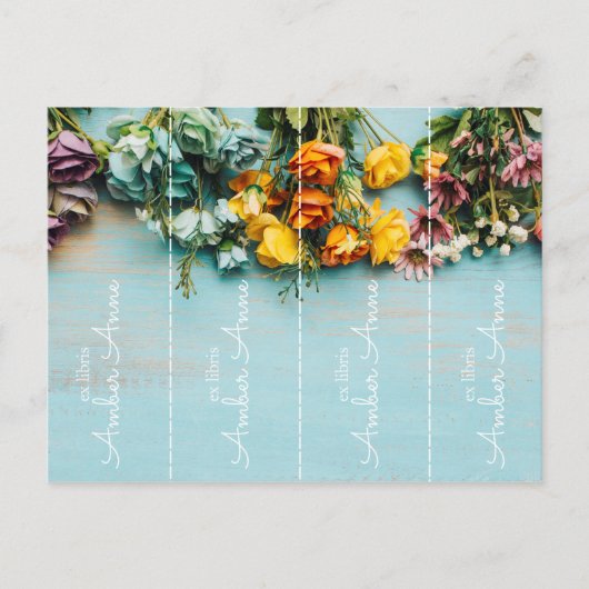 aangepast gepersonaliseerd ex bladwijzer biblies s briefkaart (Voorkant)