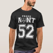 Aangepast gepersonaliseerd Football Tunt nummer 52 T-shirt (Voorkant)