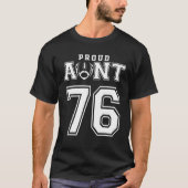Aangepast gepersonaliseerd Football Tunt nummer 76 T-shirt (Voorkant)