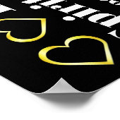 Aangepast gepersonaliseerd Happy 90th Birthday Pos Poster (Hoek)