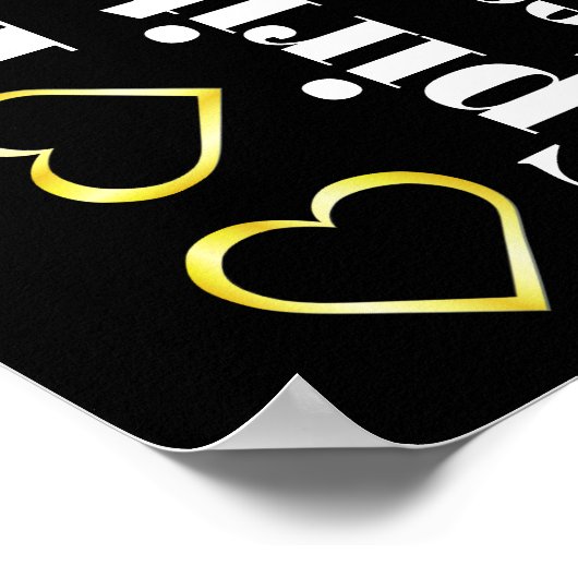 Aangepast gepersonaliseerd Happy 90th Birthday Pos Poster (Hoek)