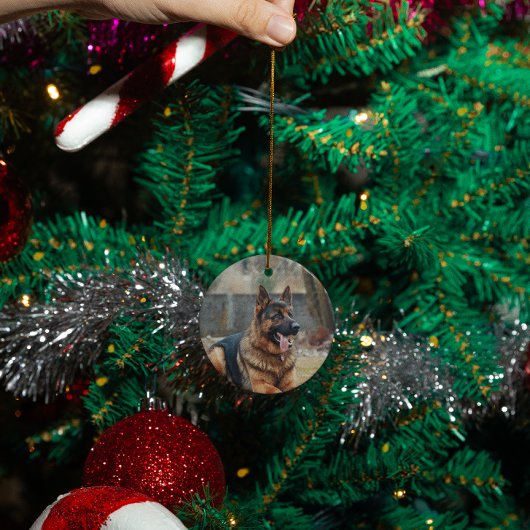 Aangepast gepersonaliseerd herdenkingsfoto van kat keramisch ornament