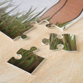 Aangepast gepersonaliseerd huwelijksvoorstel met v legpuzzel (Zijkant)