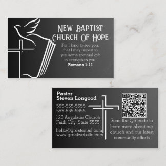 Aangepast gepersonaliseerd kerkelijk Visitekaartje