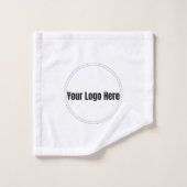Aangepast gepersonaliseerd logo bad handdoek (Wasdoekje)