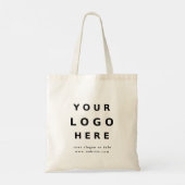 Aangepast Gepersonaliseerd Logo Modern Promotionee Tote Bag (Achterkant)