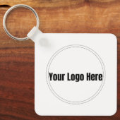 Aangepast gepersonaliseerd logo sleutelhanger (Voorkant)