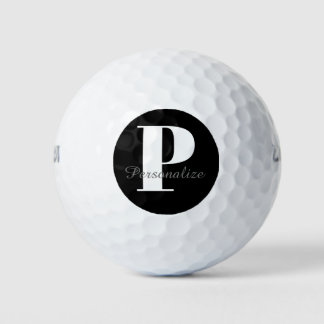 Aangepast gepersonaliseerd monogram naam Initiaal Golfballen