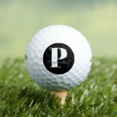 Aangepast gepersonaliseerd monogram naam Initiaal Golfballen (Insitu Shirt)
