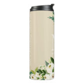 Aangepast gepersonaliseerd monologramcitaat in de  thermosbeker (Gedraaid links)