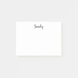 Aangepast gepersonaliseerd naamCitaat Foto-illustr Post-it® Notes