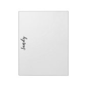 Aangepast gepersonaliseerd naamCitaat Foto maken G Notitieblok (Linkerzijde)