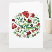 Aangepast, gepersonaliseerd ontwerp voor Floral Kaart (Voorkant)