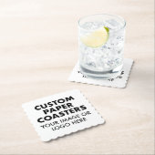 Aangepast gepersonaliseerd PAPIER-ONDERZETTER (6)  Kartonnen Onderzetters (Insitu)