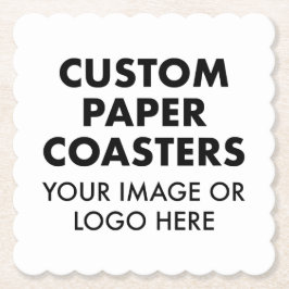 Aangepast gepersonaliseerd PAPIER-ONDERZETTER (6)  Kartonnen Onderzetters
