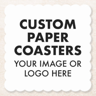 Aangepast gepersonaliseerd PAPIER-ONDERZETTER (6) Kartonnen Onderzetters