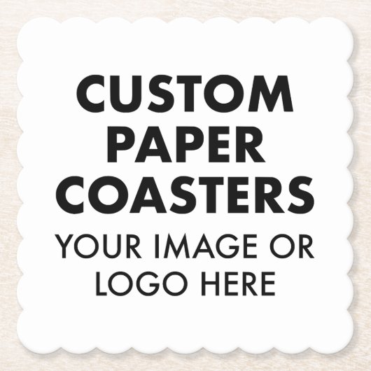 Aangepast gepersonaliseerd PAPIER-ONDERZETTER (6)  Kartonnen Onderzetters (Voorkant)