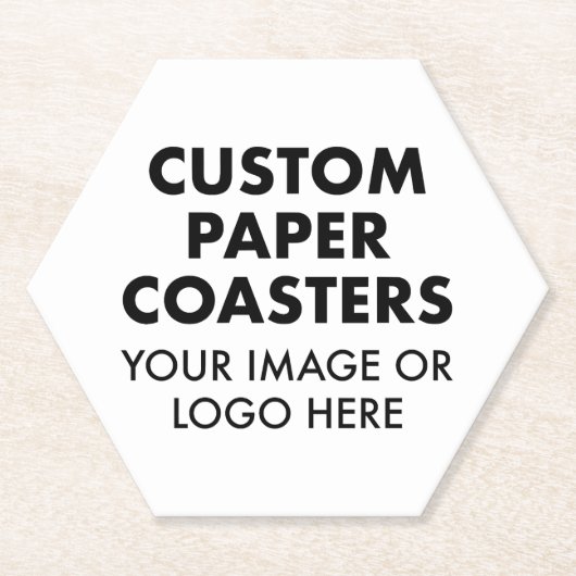 Aangepast gepersonaliseerd PAPIER-ONDERZETTER (6)  Kartonnen Onderzetters (Voorkant)