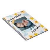 Aangepast gepersonaliseerd pasgeboren kinderdagver notitieboek (Rechterzijde)