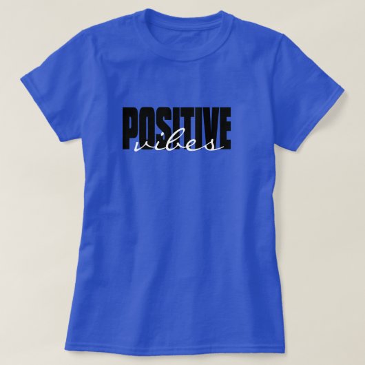 Aangepast gepersonaliseerd positief slogan citaat t-shirt (Design voorkant)