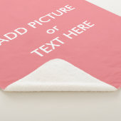 aangepast gepersonaliseerd sherpa fleece blanket r sherpa deken (3/4)