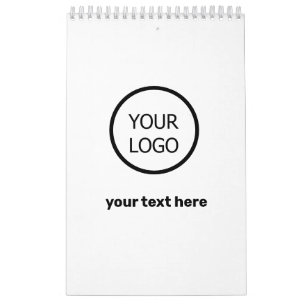 Aangepast gepersonaliseerd voeg hier uw foto-logo  kalender