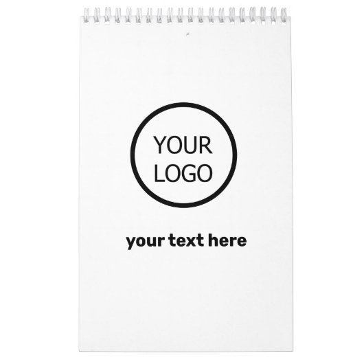 Aangepast gepersonaliseerd voeg hier uw foto-logo kalender (Hoes)