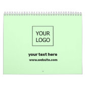 Aangepast gepersonaliseerd voeg hier uw foto-logo  kalender (Hoes)