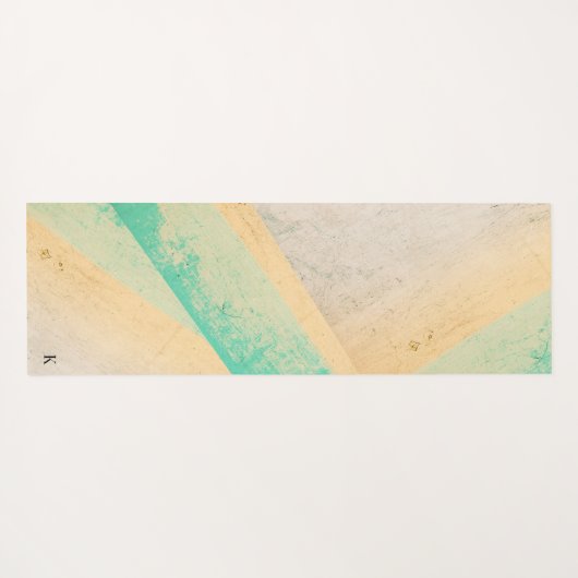 Aangepast gepersonaliseerd voor getextureerd grafi yogamat (Achterkant (horizontaal))