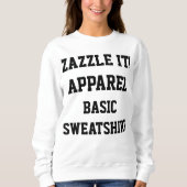 Aangepast gepersonaliseerd Womens BASIC SWEATSHIRT (Voorkant)