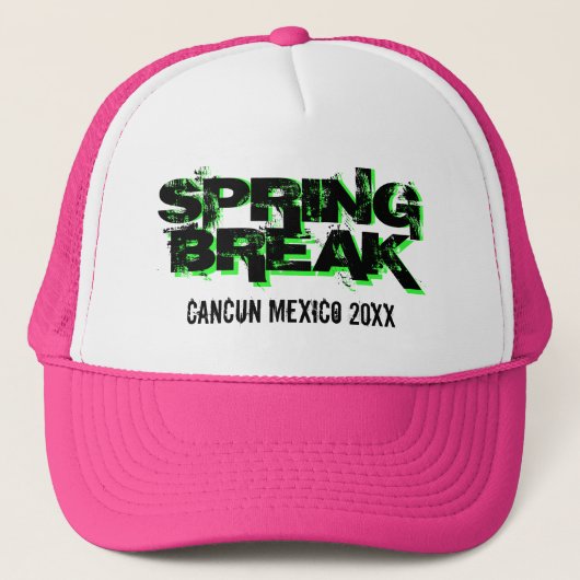 Aangepast gepersonaliseerde 2022 Spring Break-part Trucker Pet (Voorkant)