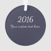 aangepast / gepersonaliseerde fotoversiering - 201 ornament (achterkant)