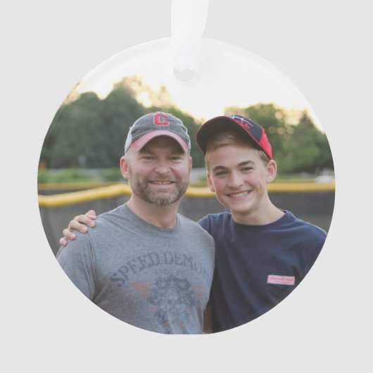 aangepast / gepersonaliseerde fotoversiering - 201 ornament (voorkant)